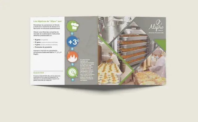 Brochure corporativo para Alipro